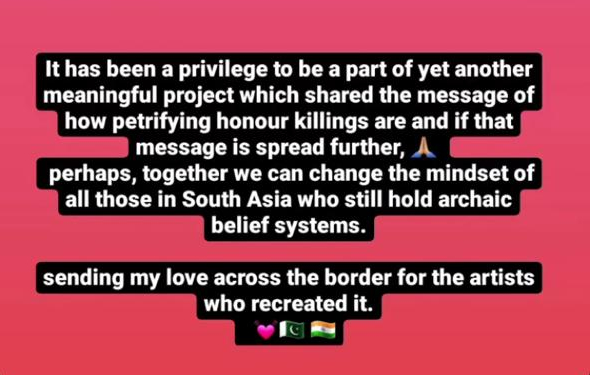 WOW 360|Sonya Hussayn Feels Privileged to be Part of Project on Honour Killings, Sends Love to Indian Artist Who Plagiarised the Music Video