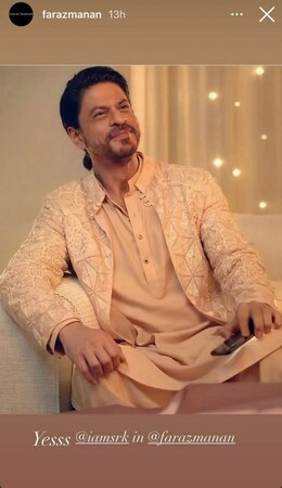 WOW 360|Shah Rukh Khan Wears Pakistani Designer Faraz Manan for Cadbury Dairy Milk's Latest Ad