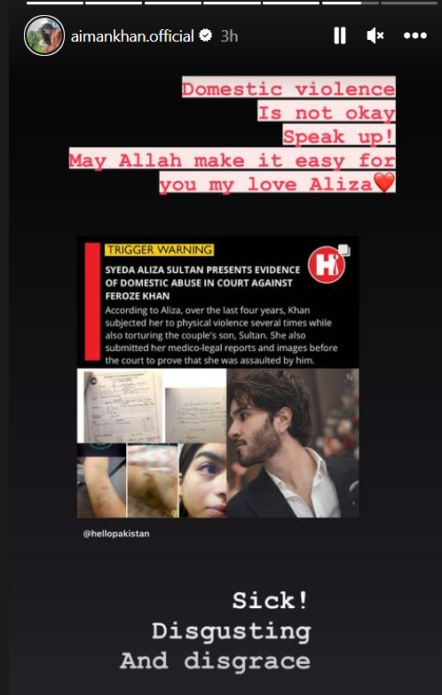 WOW 360|Netizens React to Evidence of Feroze Khan's Domestic Abuse on Syeda Aliza Sultan