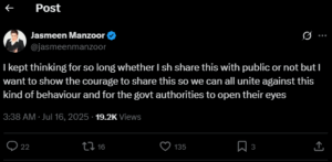 Journalist Jasmeen Manzoor Accuses Ex-Husband of Assault, Shares Photos: ‘No one is safe’